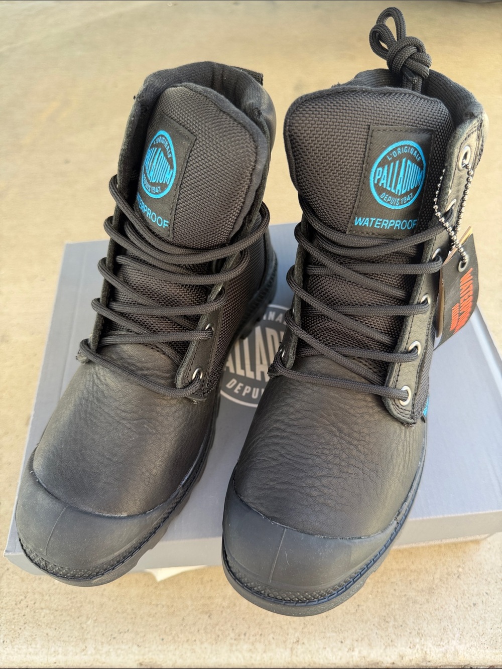 Palladium UNISEX Waterproof Black Tactical Boots